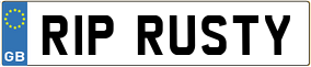 Truck License Plate